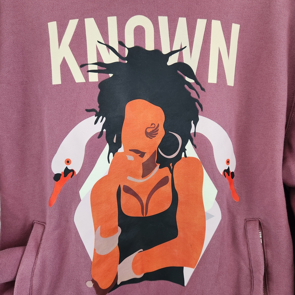 Women's Mauve Hoodie Sweater - Picture 5 of 13
